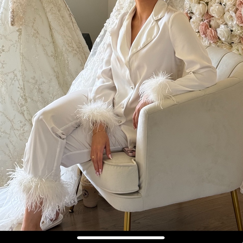 COPY - Nadine merabi Darcie White pajamas